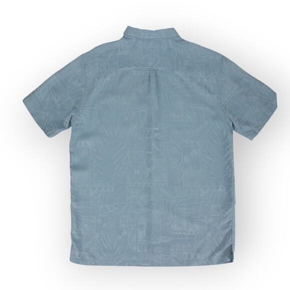Medium JackO'Neill Aloha Shirt SkyBlue ShortSleeve Collar AlloverPrint Outdoor - Picture 3 of 10